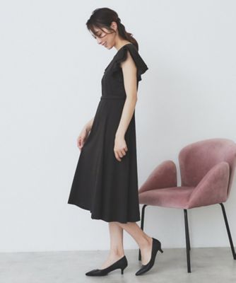   Vネック フレア ワンピース FREAK'S STORE/別注 ZERO-TEX Vネックフレアシップワンピース