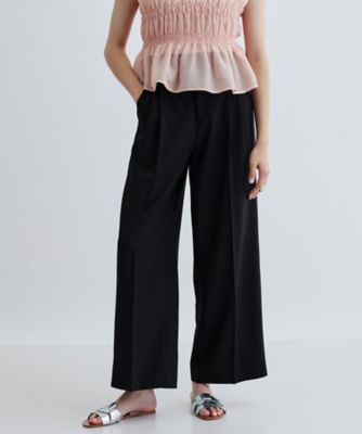 【SALE】GALLEST (Women)/ギャレスト モードストレートパンツ(2002463992) クロ019 パンツ・ズボン【三越伊勢丹/公式】