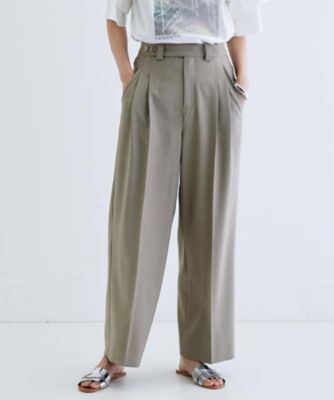 【SALE】GALLEST (Women)/ギャレスト モードストレートパンツ(2002463992) ベージュ052 パンツ・ズボン【三越伊勢丹/公式】