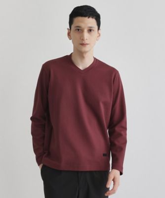 TAKEO KIKUCHI (Men)/タケオキクチ ブリスタ Vネック カットソー(2002464168) アカ064 トップス【三越伊勢丹/公式】