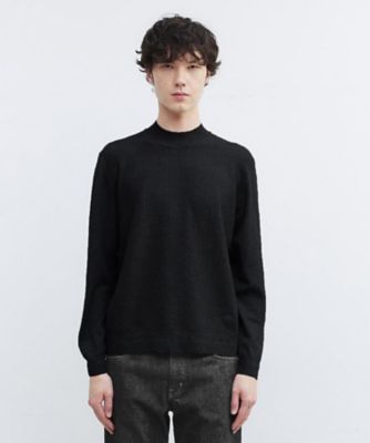 TAKEO KIKUCHI (Men)/タケオキクチ【Sサイズ~】ハイゲージ モックネック ニット プルオーバー(2002464173) クロ019 トップス【三越伊勢丹/公式】