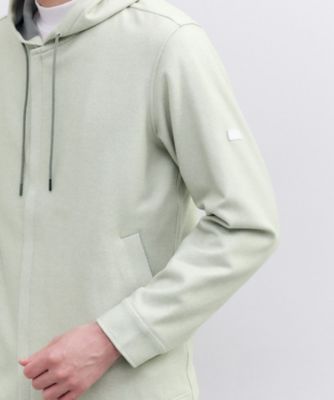 JUST ONE LAYER】ダウンファブリックZIPパーカー