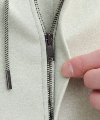 JUST ONE LAYER】ダウンファブリックZIPパーカー