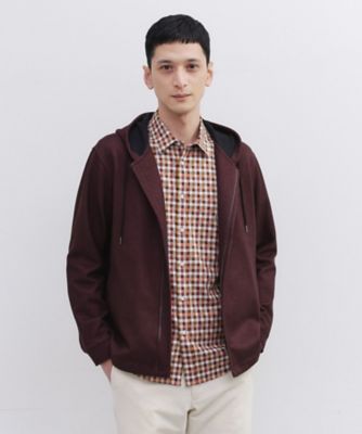 TAKEO KIKUCHI (Men)/タケオキクチ【JUST ONE LAYER】ダウンファブリックZIPパーカー(2002464178) アカ064 トップス【三越伊勢丹/公式】