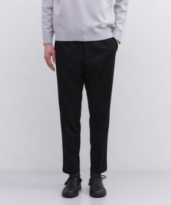 TAKEO KIKUCHI (Men)/タケオキクチ【JUST ONE LAYER】ダウンファブリック ポンチ スリムタック イージーパンツ(2002464180) クロ019 パンツ・ズボン【三越伊勢丹/公式】