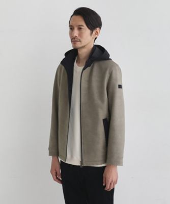 【送料無料】TAKEO KIKUCHI (Men)/タケオキクチ【JUST ONE LAYER】ダウンファブリック ジップアップ フード ブルゾン(2002464183) ベージュ053 コート・ジャケット【三越伊勢丹/公式】