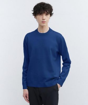 TAKEO KIKUCHI (Men)/タケオキクチ【Sサイズ~】アンチピリング テーラードネック ニット(2002464189) アオ093 トップス【三越伊勢丹/公式】