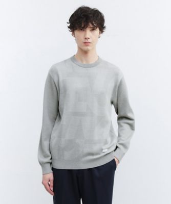 試着のみ TAAKK ジャカード ニット 2 定価3万6300円 ダブル ジャカード ニット（2002464190） | TAKEO
