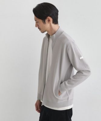 新品❤️アルチビオ❤️ホワイトメッシュジップアップセーター アンチピリング ジップアップ ニット（2002464192） | TAKEO