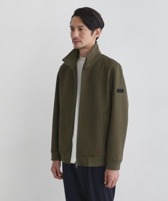 【送料無料】TAKEO KIKUCHI (Men)/タケオキクチ【JUST ONE LAYER】ダウンファブリック ジップアップ リブ ブルゾン(2002464193) カーキ027 コート・ジャケット【三越伊勢丹/公式】