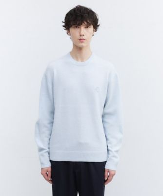 TAKEO KIKUCHI (Men)/タケオキクチ【Air Palette Knit】ワンポイント カラーニット プルオーバー(2002464196) アオ091 トップス【三越伊勢丹/公式】