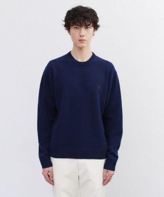 TAKEO KIKUCHI (Men)/タケオキクチ【Air Palette Knit】ワンポイント カラーニット プルオーバー(2002464196) アオ094 トップス【三越伊勢丹/公式】