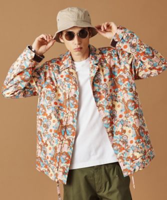 Sサイズ～】ビリケンプリントシャツ地コーチジャケット