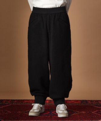 ウール混パイルボアスウェットパンツ（2002464617） | TAKEO