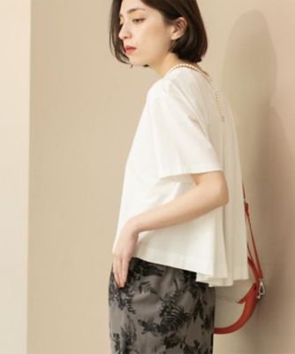 バックフレアショートＴシャツ【洗濯機洗い可】（２００２４６４７８４）