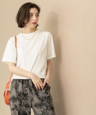 バックフレアショートＴシャツ【洗濯機洗い可】（２００２４６４７８４）