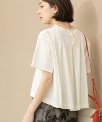 バックフレアショートＴシャツ【洗濯機洗い可】（２００２４６４７８４）