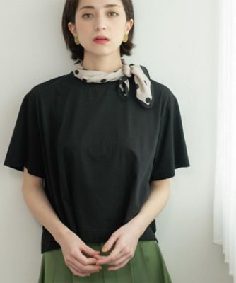 バックフレアショートＴシャツ【洗濯機洗い可】（２００２４６４７８４）