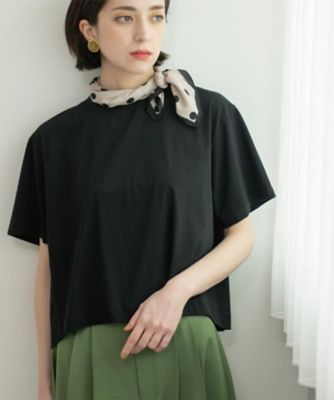 バックフレアショートＴシャツ【洗濯機洗い可】（２００２４６４７８４）