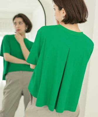 バックフレアショートＴシャツ【洗濯機洗い可】（２００２４６４７８４）