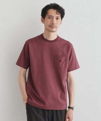 【SALE】TAKEO KIKUCHI (Men)/タケオキクチ【COOL CITY WEAR】ワンポイント刺しゅう ポケットTシャツ /接触冷感(2002465205) アカ064 トップス【三越伊勢丹/公式】