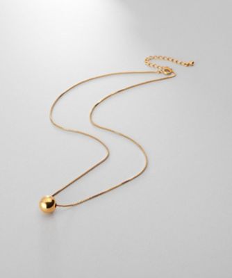 ＜COCOHNIK ONKITSCH (Women)＞シルバー　ホロウボール　ネックレスＳ　ＧＰ（２００２４６５２８８）