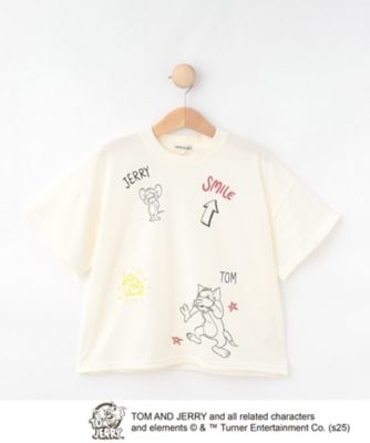 ＜SHOO･LA･RUE (Baby&Kids)＞【ＴＯＭ　ａｎｄ　ＪＥＲＲＹ】ひんやりラクガキＴシャツ（２００２４６５３２６）