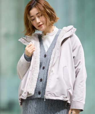 GROVE (Women)/グローブ【名品アウター/3WAY・はっ水】ボアライナー付マウンテンパーカ(2002465338) ベージュ050 【三越伊勢丹/公式】