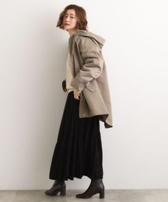 名作 green 現HYKE コヨーテファー ボアライナー モッズコート L 名作 green 現HYKE コヨーテファー ボアライナー モッズコート L 名作