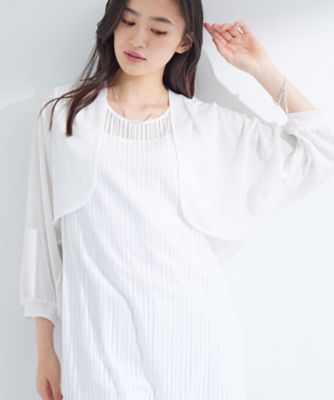 軽く羽織れる】ボレロカーディガン（2002465367