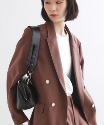 ショルダーバッグ 箱型ショルダーバッグ/牛革/男女兼用 ショルダーバッグ -LESS