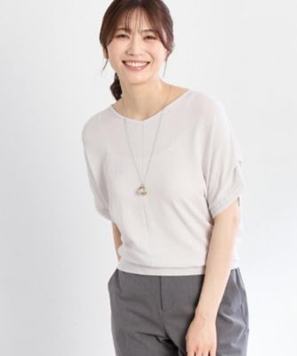 INED リネンコクーンスリーブブラウス リネンコクーンスリーブブラウス｜INED（イネド）｜フランドル