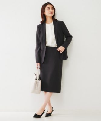 通勤スーツ】ライトウェイト テーラードジャケット