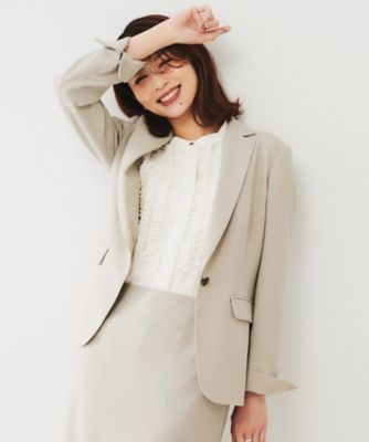 ベージュ系 レディースのテーラードジャケット | 三越伊勢丹オンライン