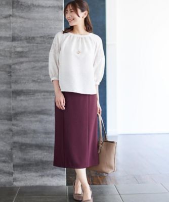 一枚で着映える◎】レオパード風ジャカードブラウス