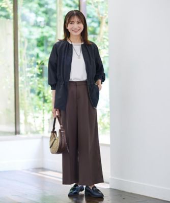 パンツにもスカートにも合わせやすい◎】ライティブルゾン