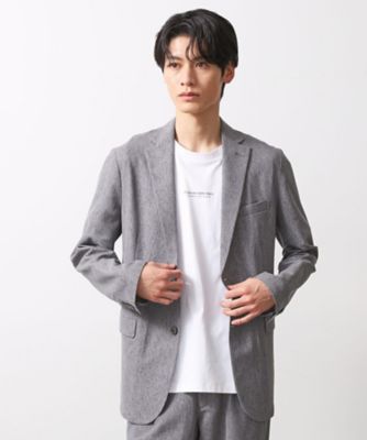＜THE SHOP TK (Men)＞シャリルジャージジャケット　洗濯機ＯＫ／吸水速乾／イージーケア／セットアップ可（２００２４６６６３３）