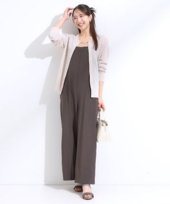S－LL】透かし編みが大人上品 マルチボタンニット