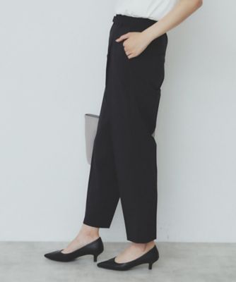 ベルト付きストレッチテーパードパンツ／セットアップ可【洗濯機洗い可／吸水速乾／接触冷感】（２００２４７３９９０）