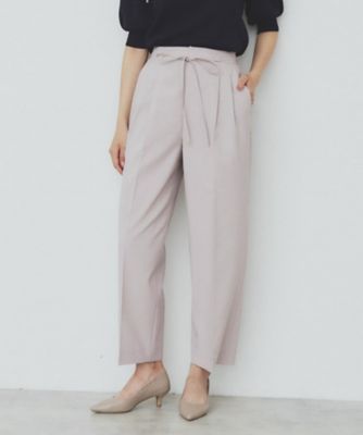 sale品　flaunt　 レディースウエア&パンツ ストレッチ2タックワイドパンツ【洗濯機洗い可／接触冷感／吸水