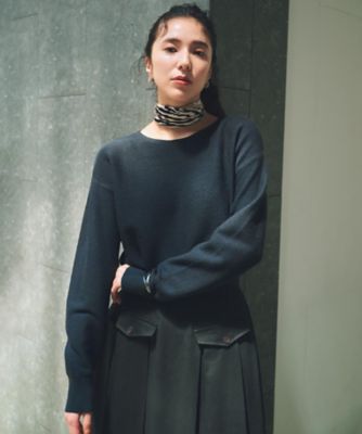 ＜THE SHOP TK (Women)＞【Ｓ－ＸＬサイズ／ＷＥＢ限定カラー】選べる７色ガーターニット／毛玉になりにくい／体型カバー／洗濯機ＯＫ／蓄熱性（２００２４７３９９５）