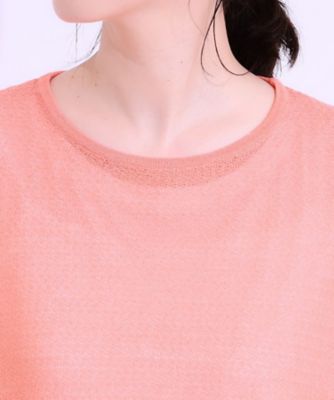 涼やかに楽に決まる　タンクトップつき編み柄ニットセット（２００２４８６０６９）