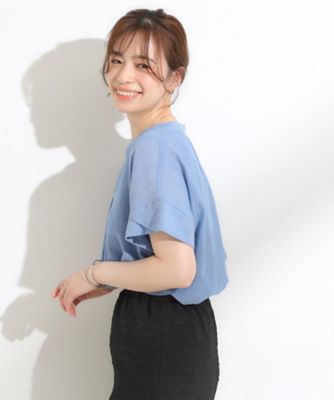 【Ｓ－ＬＬ】きれいに体型カバー叶う　さらシャリコットン　スキッパーシャツ（２００２４８９３８０）