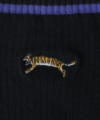 タイガー刺繍　ラインソックス（２００２４８９５１４）