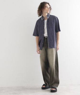 ２枚衿ドット柄シャツ（２００２４８９５３０）