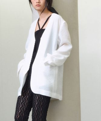 CODE A (Women)/コードエー sheer jacquard jacket(2002499555)