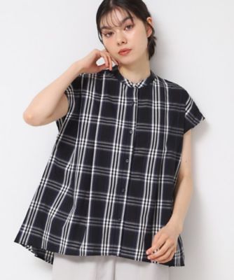 洗える】フレンチスリーブフレアブラウス（XS～L