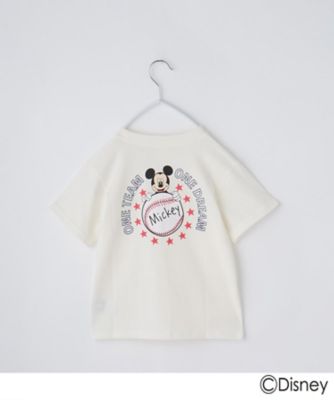 ｄｉｓｎｅｙ／【１１０－１５０】ミッキーマウス＆ミニーマウス　ベースボールＴシャツ（２００２５０１２８１）