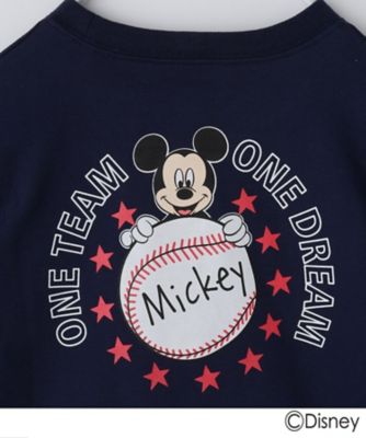 ｄｉｓｎｅｙ／【１１０－１５０】ミッキーマウス＆ミニーマウス　ベースボールＴシャツ（２００２５０１２８１）