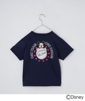 ｄｉｓｎｅｙ／【１１０－１５０】ミッキーマウス＆ミニーマウス　ベースボールＴシャツ（２００２５０１２８１）